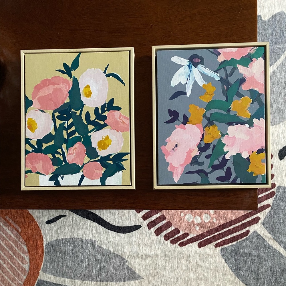 Target flower print pair